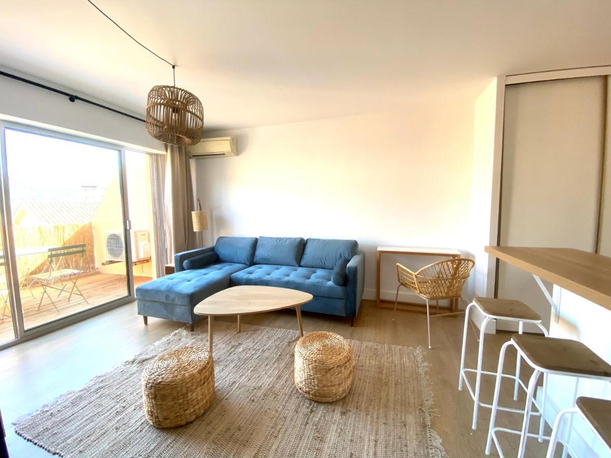 Superbe T2 Equipe Proche Centre Ville Ajaccio Avec Parking Buitenkant foto
